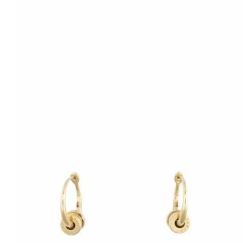 Bvlgari B.Zero1 18k Yellow Gold Hoop Earrings Small