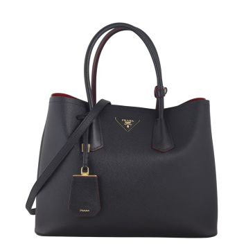 Prada Saffiano Cuir Double Bag Medium