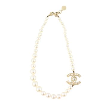 Chanel CC Pearl 100th Anniversary Short Necklace Full