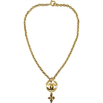 Chanel CC Pendant Necklace Hanging