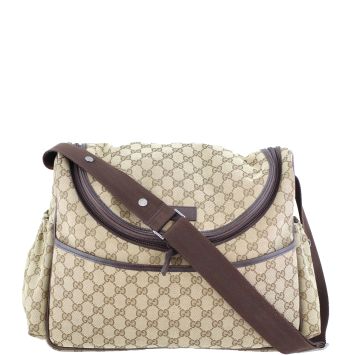 Gucci GG Supreme Diaper Bag Front