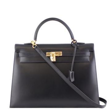 Hermes Kelly 35 Sellier Boxcalf Front