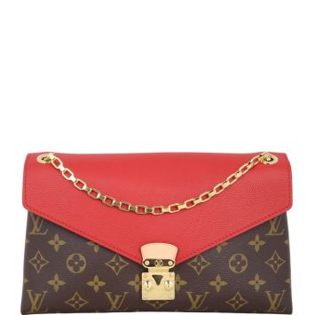 Louis Vuitton Pallas Chain Shoulder Bag Monogram