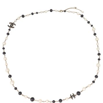 Chanel CC Beaded Long Necklace