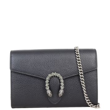 Gucci Dionysus Mini Leather Chain Wallet