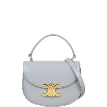 Celine Triomphe Besace Clea Mini Top Handle Bag