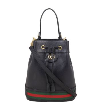 Gucci Ophidia Leather Bucket Bag Mini