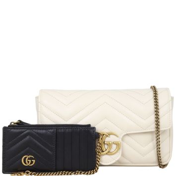 Gucci GG Marmont Matelasse Mini Flap Chain Bag