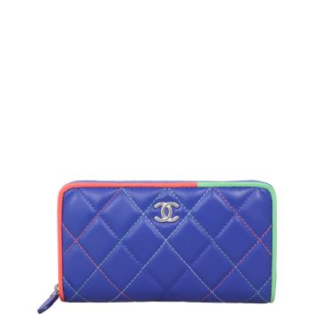 Chanel CC Zip Around Compact Wallet