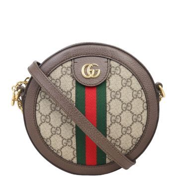 Gucci Ophidia Round Mini Shoulder Bag