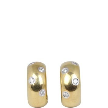 Tiffany & Co. Etoile 18k Yellow Gold Diamond Earrings