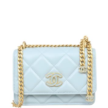 Chanel Enamel Mini Wallet on Chain