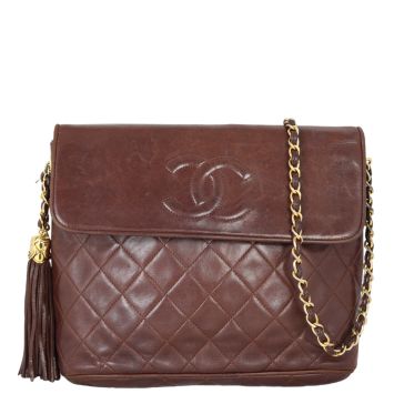 Chanel Vintage CC Tassel Shoulder Bag