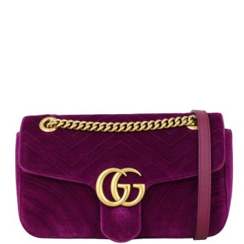 Gucci GG Marmont Velvet Small Shoulder Bag