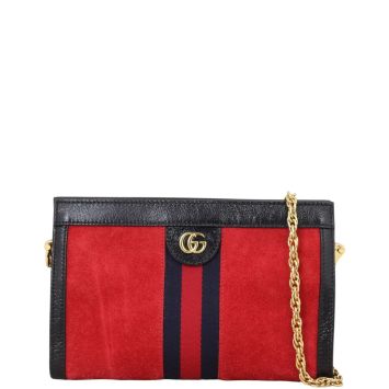 Gucci Ophidia Suede Shoulder Bag