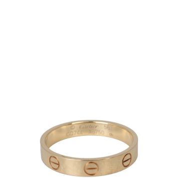 Cartier Love Wedding Band 18k Rose Gold 