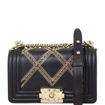Chanel Boy Small Chain Quilted