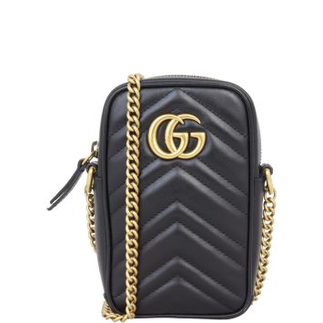 Gucci GG Marmont Matelasse Vertical Mini Bag