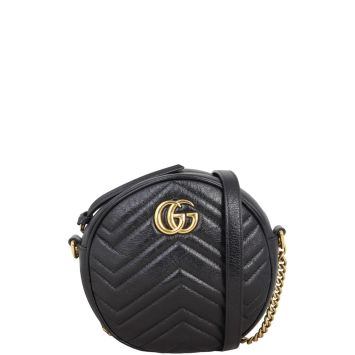 Gucci GG Marmont Round Chain Shoulder Bag