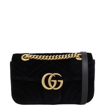 Gucci Marmont Velvet Mini Shoulder Bag