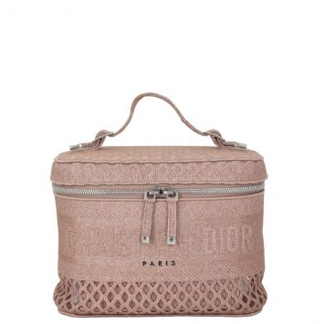 Dior Travel Vanity Case Mesh Embroidered