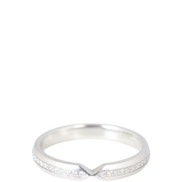Tiffany & Co Tiffany Setting Diamond Nesting Narrow Band Platinum Diamond Ring