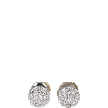 Tiffany & Co Metro 18k White Gold Diamond Stud Earrings