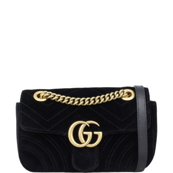 Gucci Marmont Velvet Mini Shoulder Bag 