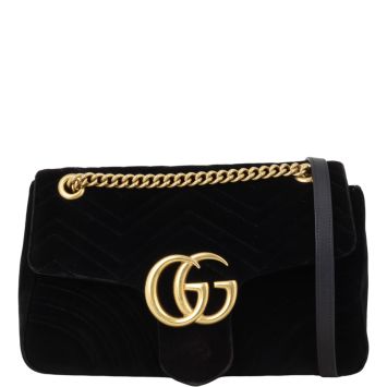 Gucci GG Marmont Velvet Medium Shoulder Bag