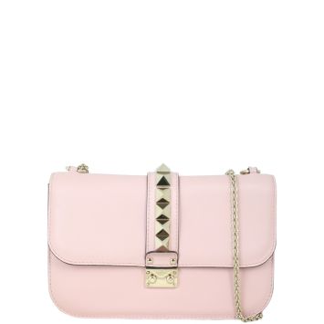 Valentino Glam Lock Medium Shoulder Bag