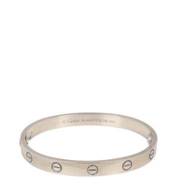 Cartier Love Bracelet 18k White Gold