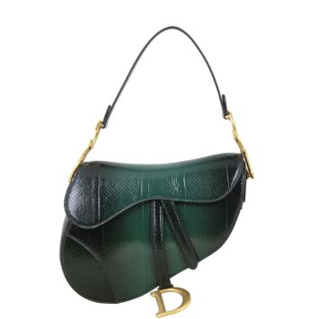 Dior Saddle Bag Python