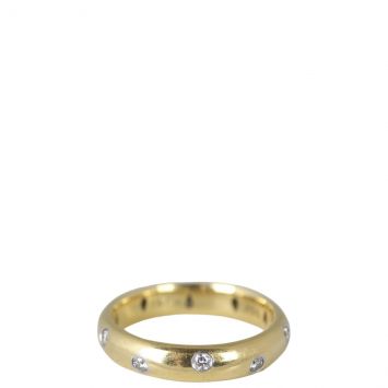 Tiffany & Co Etoile 18k Yellow Gold Diamond Band Ring
