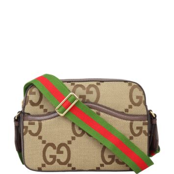 Gucci GG Jumbo Canvas Messenger Bag