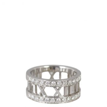 Tiffany & Co. Atlas 18k White Gold Ring