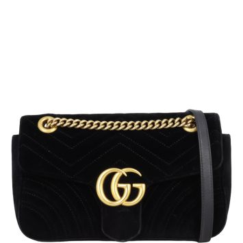 Gucci GG Marmont Velvet Small Shoulder Bag