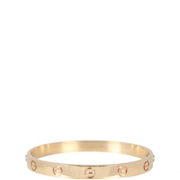 Cartier Love Bracelet 18K Rose Gold 