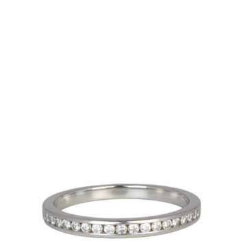 Tiffany & Co Setting Wedding Band Half Circle Diamond Platinum