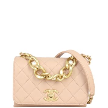 Chanel Pearl Chain Flap Bag Mini