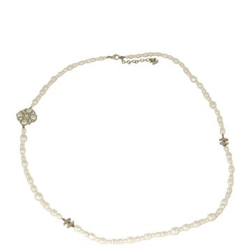 Chanel CC Pearl Long Necklace