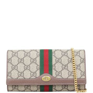 Gucci Ophidia GG Supreme Wallet on Chain