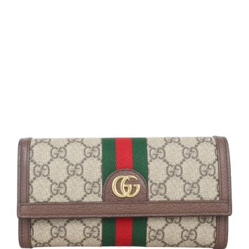 Gucci GG Supreme Ophidia Continental Wallet