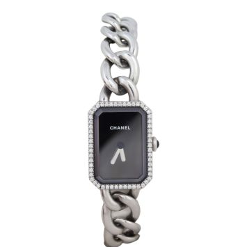 Chanel Premiere Gourmette Chain Diamond Watch Small