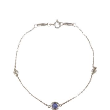 Tiffany & Co Elsa Peretti Color by the Yard Single Tanzanite Bracelet