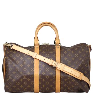 Louis Vuitton Keepall 45 Bandouliere Monogram Front