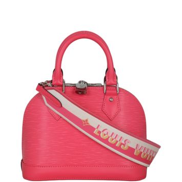 Louis Vuitton Alma BB Epi with Embroidered Strap
