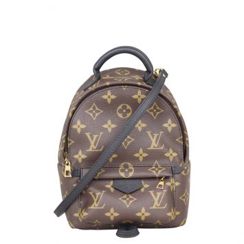 Louis Vuitton Palm Springs Mini Backpack Monogram Front with Strap