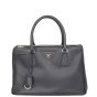 Prada Saffiano Galleria Double Zip Tote Small Front
