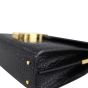 Saint Laurent Cassandra Top Handle Mini Croc-Embossed Corner closeup