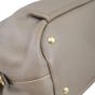 Prada Vitello Cervo Shopping Tote Corner close up